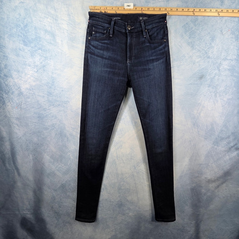 Dark Wash Skinny Women’s Jeans - Dark Blue